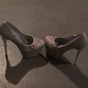 High heel shoes